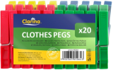 Carlige pentru rufe, 20 buc/set, Clarina