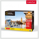 Puzzle 3D+Brosura-Tower Bridge 120 Piese Cubicfun