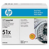 Dual Pack Cartus Toner Nr.51Xd Q7551Xd 2X13K Original Hp Laserjet P3005