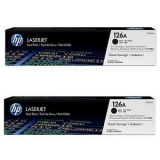 Dual Pack Cartus Toner Nr.126A Ce310Ad 2X1,2K Original Hp Laserjet Pro Cp1025