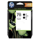 Twin Pack Black Nr.711 P2V31A Original Hp Designjet T120