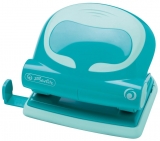 Perforator birou 20 coli, 2.0 mm, ergonomic, turcoaz Herlitz