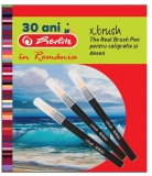 Carioci cu varf de pensula 6+1 culori/set, X.Brush Herlitz 