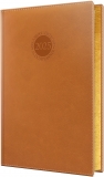 Agenda Herlitz datata 2025, A5, 352 pagini, Premium DeLuxe Amsterdam, maro