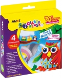 Set plastilina iClay 4 culori/set Amos