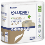 Hartie igienica Lucart, EcoNatural, 4.3, 270 foi 4 role/bax