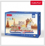 Puzzle 3D Moscova 107 Piese Cubicfun