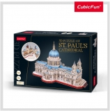 Puzzle 3D Catedrala St. Paul (Nivel Complex 643 Piese)  Cubicfun