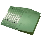 Dosar carton color, pentru incopciat, coperta 1/1 verde 50 buc/set Leitz