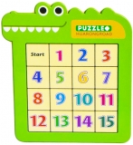 Puzzle cu numere, Crocodile Klotski, diverse culori