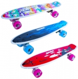 Placa skateboard cu roti silicon, led, diverse culori