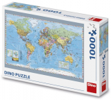 Puzzle harta politica a lumii, 1000 piese