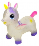 Baby unicorn din cauciuc, gonflabil, transparent