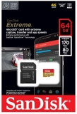 Card de Memorie MicroSD SanDisk Extreme, 64Gb, Class 10