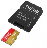 Card de Memorie SanDisk, 256GB, UHS-I, Class 10, 80MB/s cu adaptor