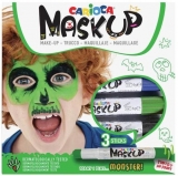 Tempera solida Mask-Up Monster 3/set Carioca