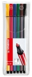 Carioca Pen 68 1 mm 6 culori/set Stabilo