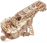 Puzzle 3D, lemn, mecanic Hurdy-Gurdy, 292 piese, Ugears 