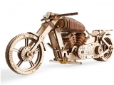 Puzzle 3D, lemn, mecanic Motocicleta VM-02, 189 piese, Ugears 