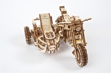 Puzzle 3D, lemn, mecanic Model Motocicleta Scrambler UGR-10, 380 piese, Ugears 