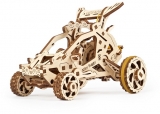 Puzzle 3D, lemn, mecanic Mini Buggy, 80 piese, Ugears