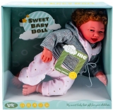 Jucarie bebelus cu sunet Sweet bay doll