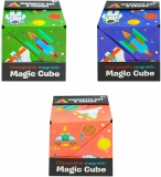 Cub magic magnetic, diverse culori, tip rubik