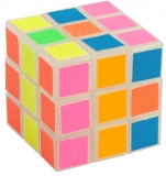 Cub magic, tip rubik, mini, fosforescent, 3x3cm, Trendhaus