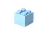 Mini cutie depozitare 40111736 LEGO 2x2 albastru deschis