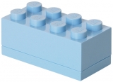 Mini cutie depozitare 40121736 LEGO 2x4 albastru deschis