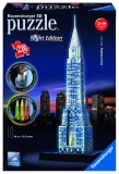 Puzzle 3D cladirea Chrysler, editie luminoasa, 216 piese Ravensburger