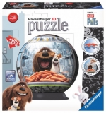 Puzzle 3D Viata Secreta A Animalelor, 108 Piese Ravensburger