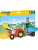 1.2.3 Tractor Cu Remorca Playmobil