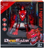 Robot rosu transformabil DinoSaur