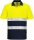 Tricou polo Hi-Vis contrast s/s, galben/navy, regular, Lightweight, Portwest