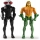 SET 2 FIGURINE FLEXIBILE AQUAMAN SI BLACK MANTA CU 6 ACCESORII SPIN MASTER