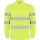 Tricou polo tehnic cu maneca lunga Hi-Vis Polaris L/S, pentru barbati, Galben Fluorescent, Roly