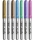 Marker permanent Marking Metalic, diverse modele, 5 culori/set Bic