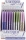 Pix retractabil Lavander, albastru, 0.38 mm, 50 buc/set, M&G