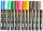 Marker cu vopsea acrilica, varf rotund de 2 mm, 12 culori/set, M&G