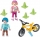 Figurina copii cu role si bicicleta Playmobil