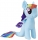 MLP SOFT PLUS 25CM RAINBOW DASH CU CODITA DE SIRENA HASBRO