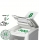 Distrugator documente automat IQ Office, P5, micro-cut, 300 coli, cos 60 L, alb-gri Leitz