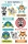 Autocolante motiv Cute Animals, 3 buc/set, Herlitz 