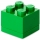 Mini cutie depozitare 40111734 LEGO 2x2 verde inchis