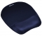 Mousepad cu suport incheietura Memory Foam Fellowes albastru inchis