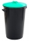 Tomberon colectare selectiva Eco cu capac 60 L verde