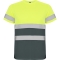 Tricou tehnic Hi-Vis Delta, pentru barbati, Plumb/Galben Fluorescent, Roly marimea L