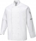 Jacheta bucatar, maneca lunga, alb, regular, Dundee Chefs, Portwest  marimea XXXL