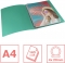 Caiet mecanic Colour Breeze, PP, A4, coperta moale, mecanism 4RR, inel 25 mm Esselte verde